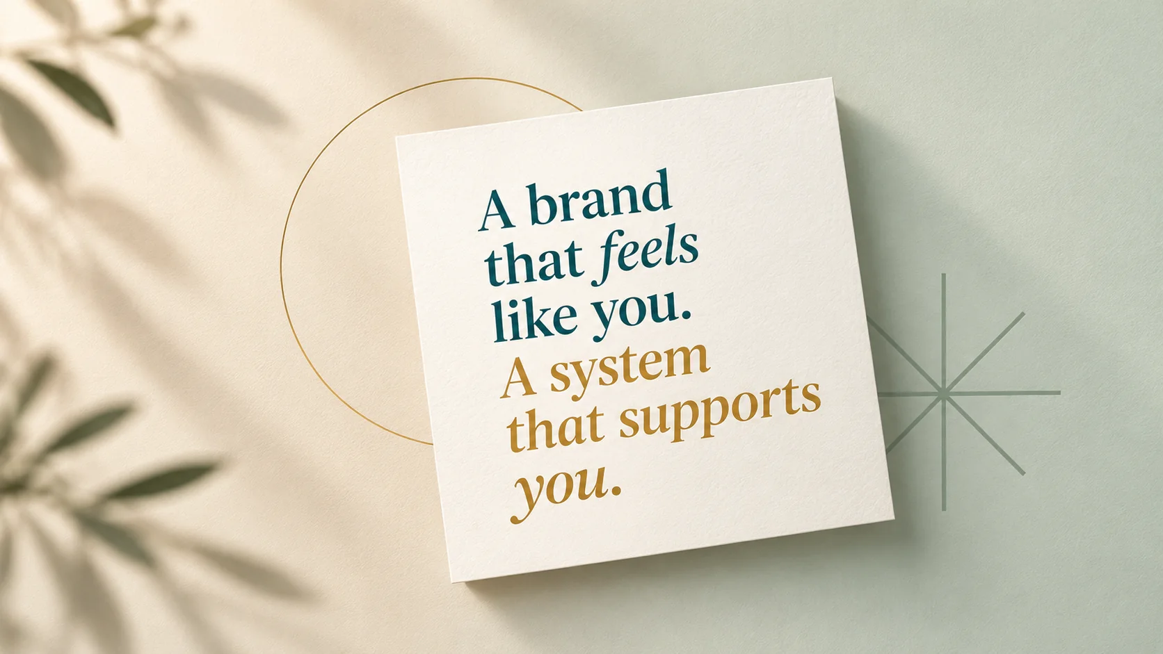 Editorial thumbnail illustrating the relationship between brand identity and the business system that supports it.